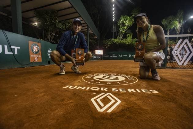 RECORD DATE NOT STATED Juan Miguel Bolivar Idarraga faces Leonardo Storck Franca in the Roland Garros Junior Series final in Sao Paulo. Sao Paulo (SP), 04 19 2026 Tennis Roland-Garros Junior Series SP Juan Miguel Bolivar Idarraga faces Leonardo Storck in the final of the Roland-Garros Junior Series, at the Sociedade Harmonia de Tenis, this Sunday (19).(Foto: Pedro Paulo Diaz Thenews2 imago images) SPO  Copyright: xPedroxPauloxDiazx