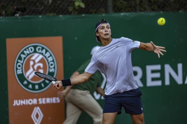 RECORD DATE NOT STATED Juan Miguel Bolivar Idarraga faces Leonardo Storck Franca in the Roland Garros Junior Series final in Sao Paulo. Sao Paulo (SP), 04 19 2026 Tennis Roland-Garros Junior Series SP Juan Miguel Bolivar Idarraga faces Leonardo Storck in the final of the Roland-Garros Junior Series, at the Sociedade Harmonia de Tenis, this Sunday (19).(Foto: Pedro Paulo Diaz Thenews2 imago images) SPO  Copyright: xPedroxPauloxDiazx