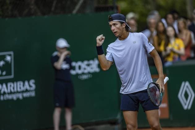 RECORD DATE NOT STATED Juan Miguel Bolivar Idarraga faces Leonardo Storck Franca in the Roland Garros Junior Series final in Sao Paulo. Sao Paulo (SP), 04 19 2026 Tennis Roland-Garros Junior Series SP Juan Miguel Bolivar Idarraga faces Leonardo Storck in the final of the Roland-Garros Junior Series, at the Sociedade Harmonia de Tenis, this Sunday (19).(Foto: Pedro Paulo Diaz Thenews2 imago images) SPO  Copyright: xPedroxPauloxDiazx