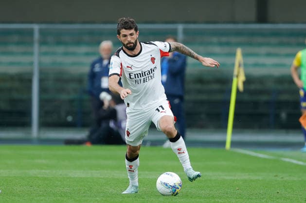 April 19, 2026, Verona, Italy: Christian Pulisic of AC Milan seen in action during the Italian Serie A soccer match Hellas Verona vs AC Milan at Marcantonio Bentegodi Stadium..Final score Hellas Verona 0: 1 AC Milan Verona Italy - ZUMAs197 20260419_aaa_s197_239 Copyright: xEmanuelexPennacchiox