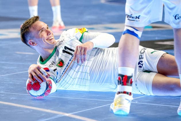 19.04.2026, xsscx, Handball, DHB-Pokal Lidl Final4, Spiel um Platz 3, TBV Lemgo-Lippe - SC Magdeburg, Saison 2025 2026 Herren, Lanxess Arena, Köln: Lasse Andersson (Füchse Berlin 11) Photo: xSandraxScherningxPressefotoKochx Nordrhein-Westfalen Deutschland