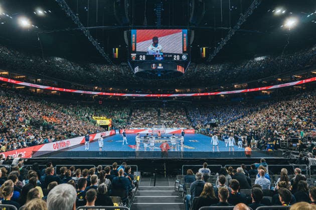 19.4.2026, Handball, Lidl, Final Four, Finale, Endspiel, Köln, Lanxess Arena, Bergischer HC, Füchse Berlin, 2026 LAnxess Arena Lanxess Arena, Köln Nordrhein-Westfalen Deutschland
