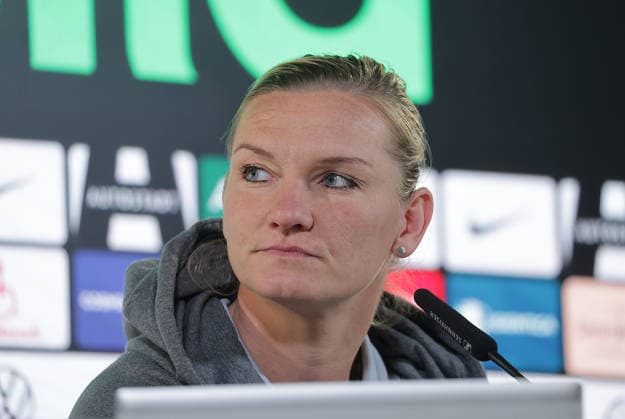 Fussball, Frauen, Saison 2025 2026, 1.Liga, Google Frauen-Bundesliga, VfL Wolfsburg , Pressekonferenz mit Alexandra Popp (VfL Wolfsburg) DFL REGULATIONS PROHIBIT ANY USE OF PHOTOGRAPHS AS IMAGE SEQUENCES AND OR QUASI-VIDEO.