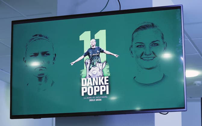 Fussball, Frauen, Saison 2025 2026, 1.Liga, Google Frauen-Bundesliga, VfL Wolfsburg , Pressekonferenz mit Alexandra Popp (VfL Wolfsburg) DFL REGULATIONS PROHIBIT ANY USE OF PHOTOGRAPHS AS IMAGE SEQUENCES AND OR QUASI-VIDEO.