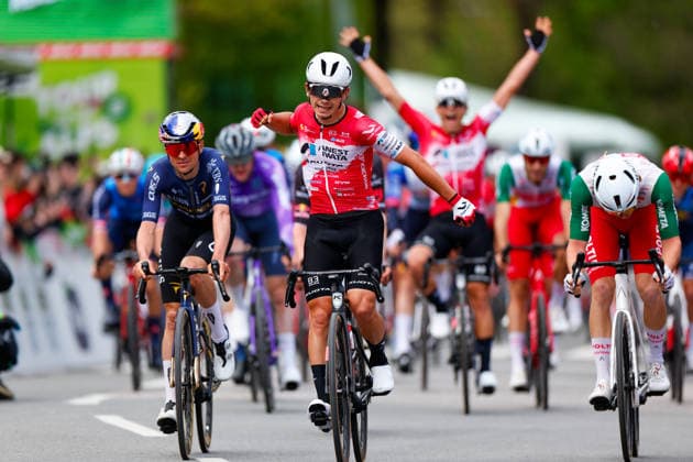CYCLING - Tour of the Alps 2026 INNSBRUCK,AUSTRIA,20.APR.26 - CYCLING - Tour of the Alps, stage 1, Innsbruck - Innsbruck. Image shows Tommaso Dati (ITA TEAM UKYO).  GEPAxpictures xMarkoxVulic