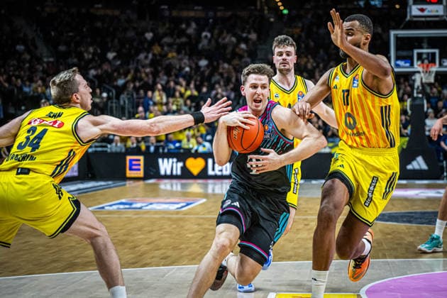Basketball Berlin 20.04.2026 Saison 2025 2026 EasyCredit BBL 1. Bundesliga Männer, Herren Alba Berlin - Telekom Baskets Bonn Grayson Murphy (Bonn, No.07)