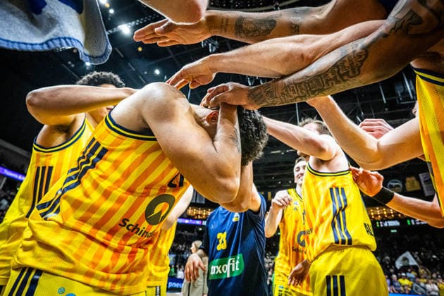 Basketball Berlin 20.04.2026 Saison 2025 2026 EasyCredit BBL 1. Bundesliga Männer, Herren Alba Berlin - Telekom Baskets Bonn Michael Rataj (Alba Berlin, No.21) *** Basketball Berlin 20 04 2026 Season 2025 2026 EasyCredit BBL 1 Bundesliga Men, Men Alba Berlin Telekom Baskets Bonn Michael Rataj Alba Berlin, No 21