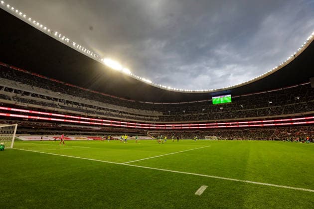 April 19, 2026, Mexico City, Ciudad de Mexico, Mexico: General interior view of Banorte Stadium during the legends exhibition football match between Mexico and Brazil at Estadio Banorte. on April 19, 2026, 2026 in Mexico City, Mexico. Mexico City Mexico - ZUMAe321 20260419_zsa_e321_059 Copyright: xIanxRoblesx