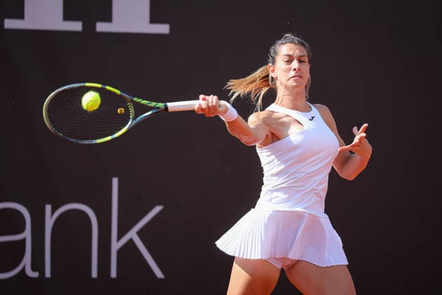Martina Colmegna (ITA) during Axion Open 2026, International Tennis match in Chiasso, Switzerland, April 21 2026  Copyright: xRobertaxCorradin IPAxSportx xipa-agency.netx xx IPA_74120952 IPA_Agency_IPA74120952