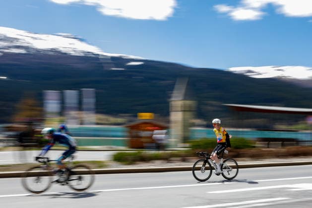 CYCLING - Tour of the Alps 2026 TELFS,AUSTRIA,21.APR.26 - CYCLING - Tour of the Alps, stage 2, Telfs - Martell. Image shows Colin Chris Stuessi (SUI TEAM VORARLBERG).  GEPAxpictures xMarkoxVulic