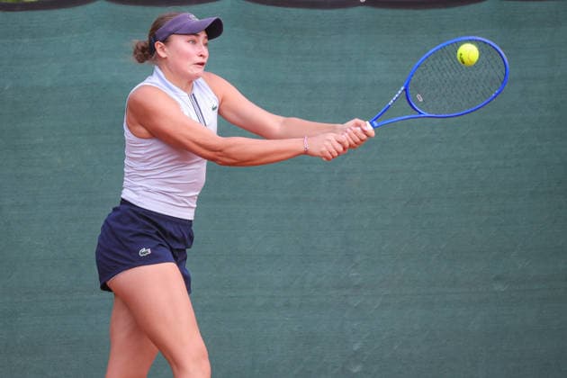 Yara Bartashevich (FRA) during Axion Open 2026, International Tennis match in Chiasso, Switzerland, April 21 2026  Copyright: xRobertaxCorradin IPAxSportx xipa-agency.netx xx IPA_74120989 IPA_Agency_IPA74120989