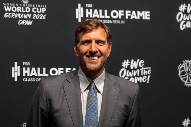 Deutschland: FIBA World Cup Germany 2026 Gruppenauslosung und Hall of Fame Zeremonie, Class of 2026, am 21.04. in Berlin, Kraftwerk: Dirk Nowitzki Copyright: xSvenxHeidmannx