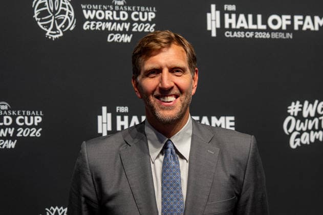 Deutschland: FIBA World Cup Germany 2026 Gruppenauslosung und Hall of Fame Zeremonie, Class of 2026, am 21.04. in Berlin, Kraftwerk: Dirk Nowitzki Copyright: xSvenxHeidmannx
