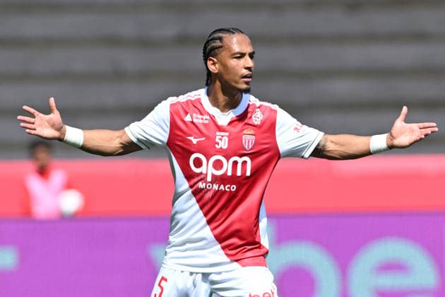 JAN THILO KEHRER, Monaco, Ligue 1 2025-26, AS Monaco-AJ Auxerre 2-2, azione, action, single shot, gesti LIGUE 1 2025-26 MONACO-AUXERRE 2-2