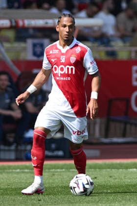 JAN THILO KEHRER, Monaco, Ligue 1 2025-26, AS Monaco-AJ Auxerre 2-2, azione, action, single shot LIGUE 1 2025-26 MONACO-AUXERRE 2-2