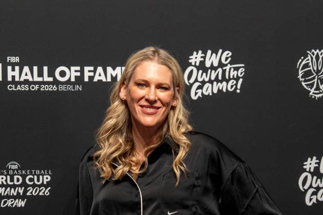 Deutschland: FIBA World Cup Germany 2026 Gruppenauslosung und Hall of Fame Zeremonie, Class of 2026, am 21.04. in Berlin, Kraftwerk: Lauren Jackson Copyright: xSvenxHeidmannx