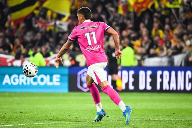 FOOTBALL : RC Lens vs Toulouse FC - Coupe de France - Demi-finale - 21 04 2026 Joie des joueurs du Toulouse FC aprÃ s le but de Santiago Hidalgo (Toulouse FC) LensFrance  Copyright: xBaptistexAutissierx