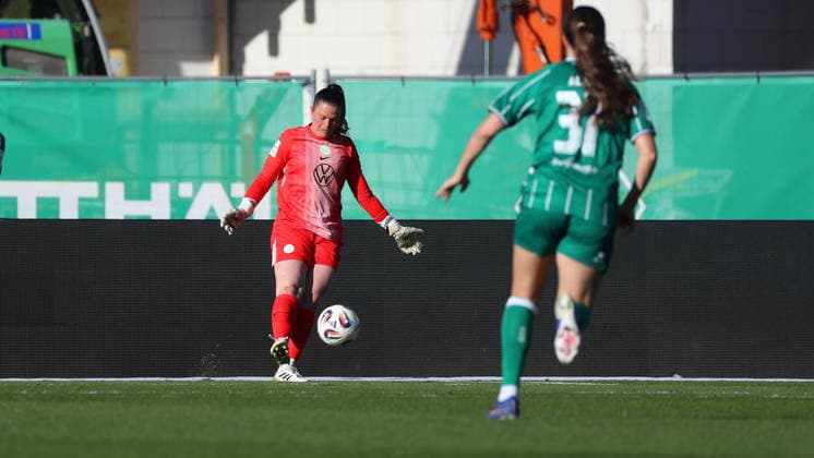 Bremen vs VfL, BL Frauen Bremen, 22.04.2026, Fußball, Frauen, Google Pixel Bundesliga, Saison 2025 2026, SV Werder Bremen vs VfL Wolfsburg, Torfrau Martina Tufekovic (VfL Wolfsburg) Deutschland