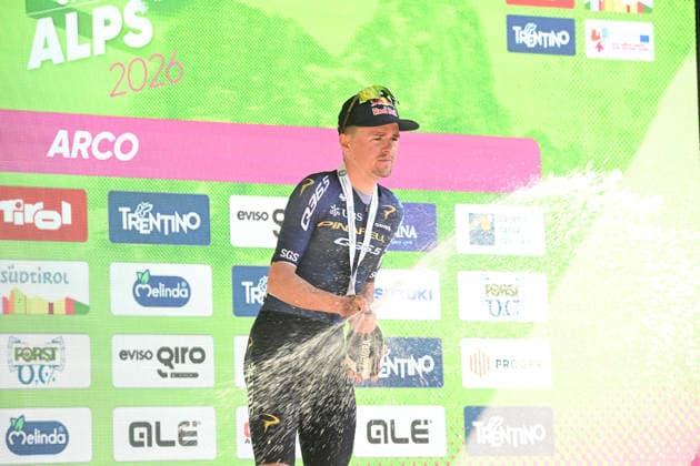 22-04-2026 Tour Of The Alps; Tappa 03 Laces - Arco; 2026, Pinarello - Q36.5; Pidcock, Thomas; Arco; 