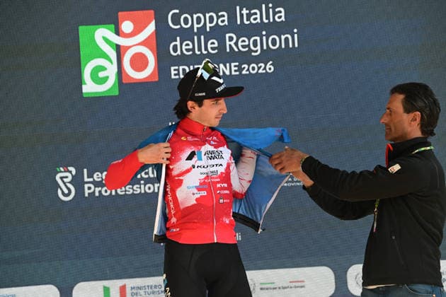 22-04-2026 Tour Of The Alps; Tappa 03 Laces - Arco; 2026, Ukyo; Dati, Tommaso; Bennati, Daniele; Arco; 