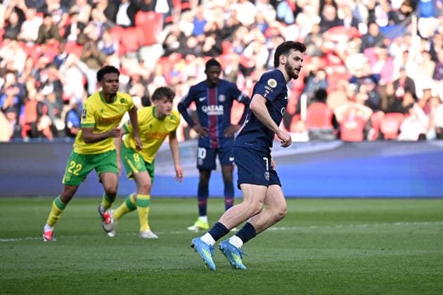 Paris Saint-Germain v FC Nantes - Ligue 1 McDonald s 2025 2026 07 Khvicha KVARATSKHELIA (psg) during the Ligue 1 McDonald s match between Paris Saint-Germain and Nantes at Parc des Princes on April 22, 2026 in Paris, France. Paris France  Copyright: xFEPx 776348324