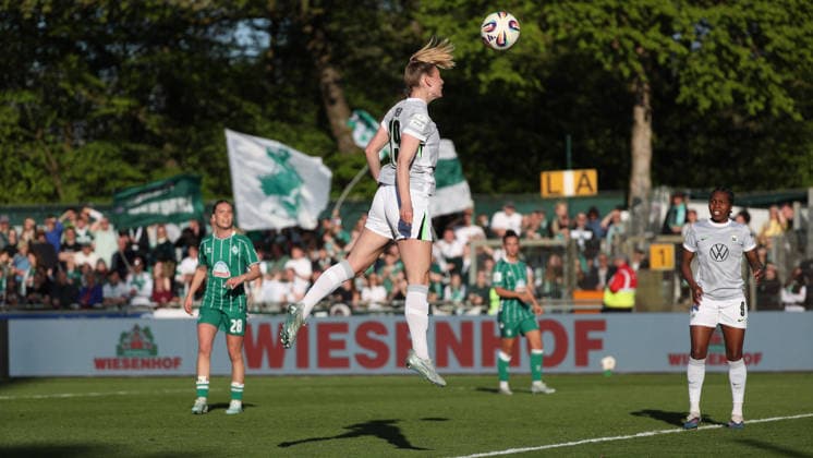 Bremen vs VfL, BL Frauen Bremen, 22.04.2026, Fußball, Frauen, Google Pixel Bundesliga, Saison 2025 2026, SV Werder Bremen vs VfL Wolfsburg, Camilla Küver (VfL Wolfsburg) Deutschland