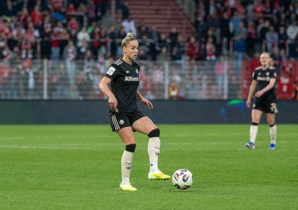 Fußball, Frauen, Saison 2025 2026, Google Pixel Frauen-Bundesliga (23. Spieltag), 1. FC Union Berlin -FC Bayern München, Giulia Gwinn (FC Bayern München), 22.04. 2026, Copyright: xMatthiasxKochx