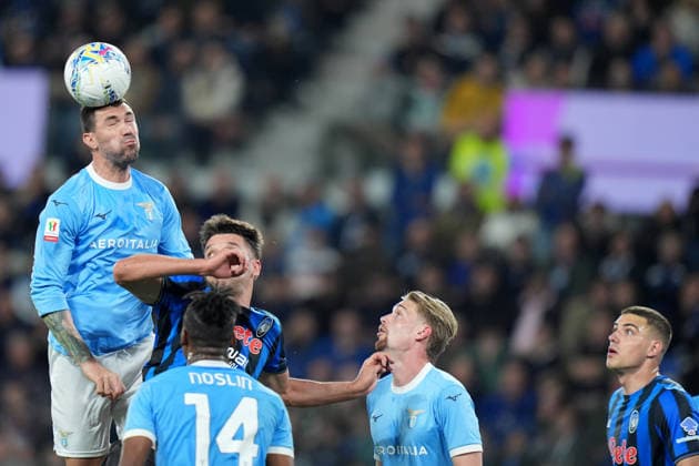 Lazio™s Alessio Romagnoli during the Frecciarossa Italian Cup 2025 2026 soccer match between Atalanta and Lazio at the New Balance Stadium in Bergamo, north Italy - Wednesday , April 22 , 2026. - Soccer .  Copyright: xSpada LaPressex