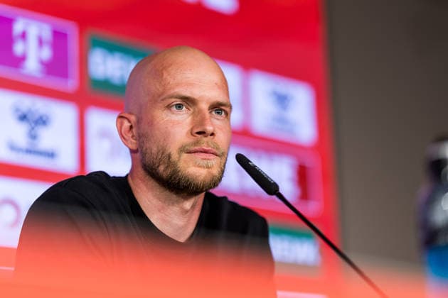 COLOGNE, GERMANY - APRIL 23: Rene Wagner (Head Coach 1. FC Koeln) during the pre game press conference, PK, Pressekonferenz before the 1. Bundesliga match between 1. FC Koeln and Bayer 04 Leverkusen at Geissbockheim on APRIL 23, 2026 in Cologne, Germany. North Rhine Westphalia Germany Copyright: xSteffiexWunderlx