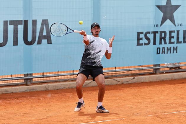 Alexei Popyrin (AUS), APRIL 23, 2026 - Tennis : Alexei Popyrin during singles Round of 128 match against Martin Damm on the ATP, Tennis Herren tour Masters 1000 tournaments Mutua Madrid Open tennis tournament at the Caja Magica in Madrid, Spain. Noxthirdxpartyxsales  aflo_327987256