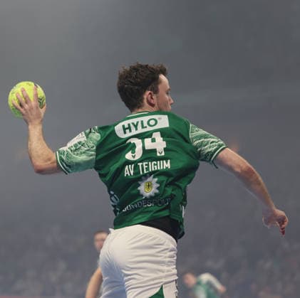 GER HBL Saison 2025 2026 FÜCHSE Berlin vs VfL Gummersbach, 23.04.26, Max-Schmeling-Halle, Berlin, Hakun WEST AV TEIGUM (Füchse Berlin 34)