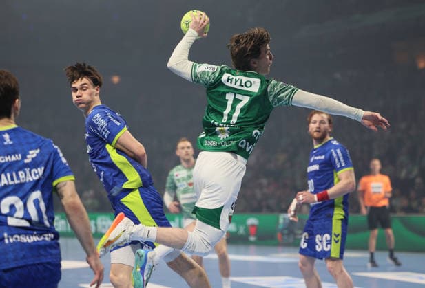 GER HBL Saison 2025 2026 FÜCHSE Berlin vs VfL Gummersbach, 23.04.26, Max-Schmeling-Halle, Berlin, Nils LICHTLEIN (Füchse Berlin 17)