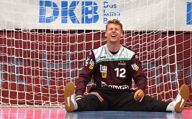 23.04.2026, Deutschland, Göppingen, Handball DAIKIN HBL Bundesliga, FRISCH AUF! Göppingen vs. Rhein-Neckar Löwen, Kristian Saeveras (FAG)