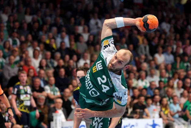 23.04.2026, Deutschland, Göppingen, Handball DAIKIN HBL Bundesliga, FRISCH AUF! Göppingen vs. Rhein-Neckar Löwen, Marcel Schiller (FAG)