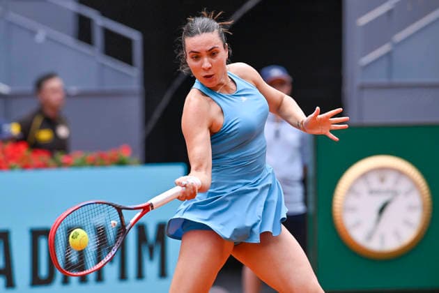 April 24, 2026, Madrid, Madrid, Spain: ELENA-GABRIELA RUSE of Romania during the Mutua Madrid Open 2026, ATP, Tennis Herren Masters 1000 and WTA, Tennis Damen 1000 tennis tournament, celebrated at Caja Magica on April 24, 2026 in Madrid, Spain. Mutua Madrid Open 2026 - Day 5 (04.24.26)  - ZUMAc312 20260424_zsp_c312_346 Copyright: xOscarxManuelxSanchezx