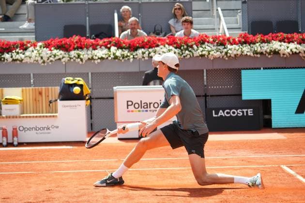 Jannik Sinner (ITA) vs Benjamin Bonzi (FRA) during Masters Series Madrid 2026 in Madrid on Friday, 24 April 2026. Cordon Press 