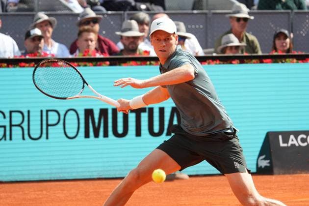 Jannik Sinner (ITA) vs Benjamin Bonzi (FRA) during Masters Series Madrid 2026 in Madrid on Friday, 24 April 2026. Cordon Press 