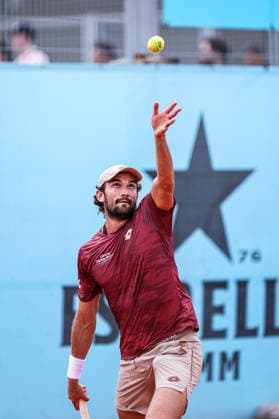Mutua Madrid Open 2026 - Day 5 Valetin Vacherot of Monaco competes against Emilio Nava of the United States during their Men s Singles match on Day Five of the Mutua Madrid Open at La Caja Magica on April 24, 2026, in Madrid, Spain. Madrid Madrid Spain  Copyright: xMiguelxReisx originalFilename:reis-notitle260424_npEMx.jpg