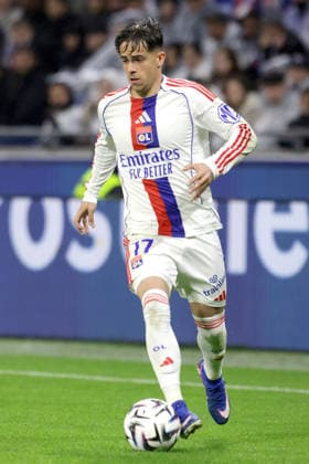 AFONSO MOREIRA BASTARDO, Olympique Lione, Ligue 1, 2025-26, Olympique Lyonnais vs Lorient 2-0, 12-04-2026, Azione, Action, Single shot LIGUE 1 2025-26 OLYMPIQUE LIONE-LORIENT 2-0