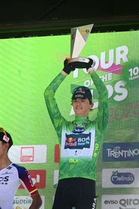 24-04-2026 Tour Of The Alps; Tappa 05 Trento - Bolzano; 2026, Red Bull - Bora Hansgrohe; Pellizzari, Giulio; Bolzano; 