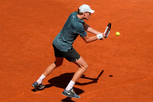 Jannik Sinner, Italy, during Madrid Open Tennis 2025 match. April 24, 2026. (20260424599)