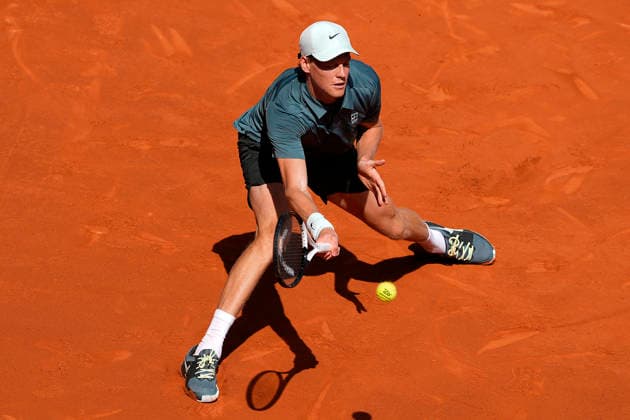 Jannik Sinner, Italy, during Madrid Open Tennis 2025 match. April 24, 2026. (20260424600)