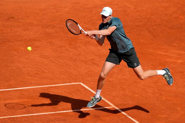 Jannik Sinner, Italy, during Madrid Open Tennis 2025 match. April 24, 2026. (20260424636)