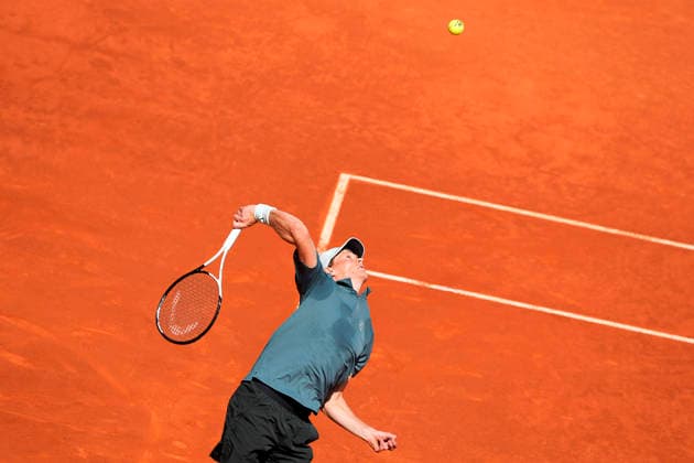 Jannik Sinner, Italy, during Madrid Open Tennis 2025 match. April 24, 2026. (20260424584)