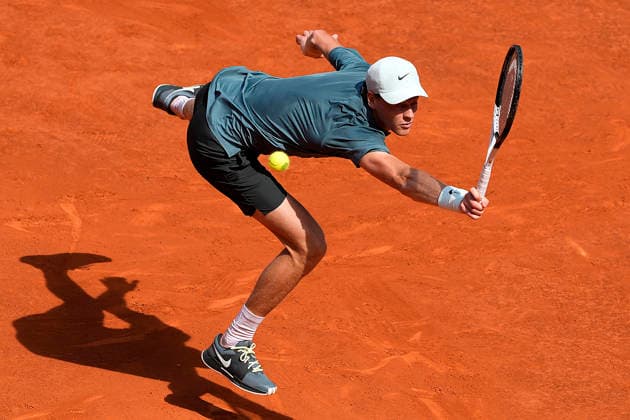 Jannik Sinner, Italy, during Madrid Open Tennis 2025 match. April 24, 2026. (20260424666)