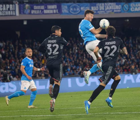 Serie A football match - 2025 26 Napoli vs. Cremonese Amir Rramani of SSC Napoli During the football match on April 24, 2026, valid for the Italian Serie A - 2025 26 championship in Naples at the Diego Armando Maradona Stadium between SSC Napoli and US Cremonese Pictured: NAPOLI stadio Diego Armando Maradona CAMPANIA ITALIA Copyright: xFABIOxSASSOxFabioxSassox Napoli Cremonese2026_04_24Fabio Sasso7835