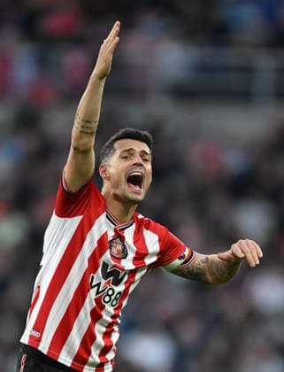Granit Xhaka of Sunderland Sunderland v Nottingham Forest, Premier League, Football, Stadium of Light, Sunderland, UK - 24 Apr 2026Sunderland Stadium of Light United Kingdom EDITORIAL USE ONLY No use with unauthorised audio, video, data, fixture lists, club league logos or live services. Online in-match use limited to 120 images, no video emulation. No use in betting, games or single club league player publications.  Copyright: xGreigxCowie Shutterstockx 16837541v