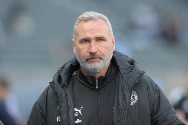 25.04.2025, xtgx, Fussball 2. Bundesliga, Hertha BSC Berlin - Holstein Kiel emspor, v.l. Tim Walter (Kiel, Trainer) Portrait, Portraet, Einzelbild (DFL DFB REGULATIONS PROHIBIT ANY USE OF PHOTOGRAPHS as IMAGE SEQUENCES and or QUASI-VIDEO) Berlin