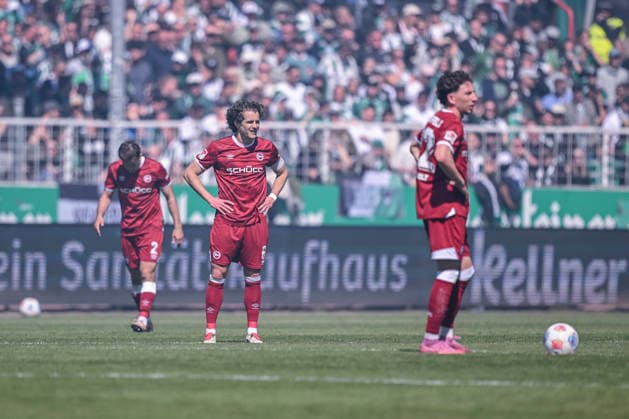 25.04.2026, Fussball, 2. Bundesliga, 31. Spieltag Saison 2025 2026, Preußen Münster - DSC Arminia Bielefeld, Mael Corboz (DSC Arminia Bielefeld) xRHR-FOTO TKx