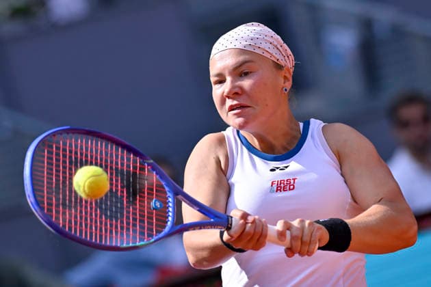 April 25, 2026, Madrid, Madrid, Spain: DIANA SHNAIDER of Russia †YONEX during the Mutua Madrid Open 2026, ATP, Tennis Herren Masters 1000 and WTA, Tennis Damen 1000 tennis tournament, celebrated at Caja Magica on April 24, 2026 in Madrid, Spain. Mutua Madrid Open 2026 - Day 6 (04.25.26) - ZUMAc312 20260425_zsp_c312_130 Copyright: xOscarxManuelxSanchezx